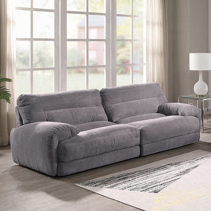 ACME Furniture - Cadenza Loveseat - Gray Corduroy - LV03261 view 7