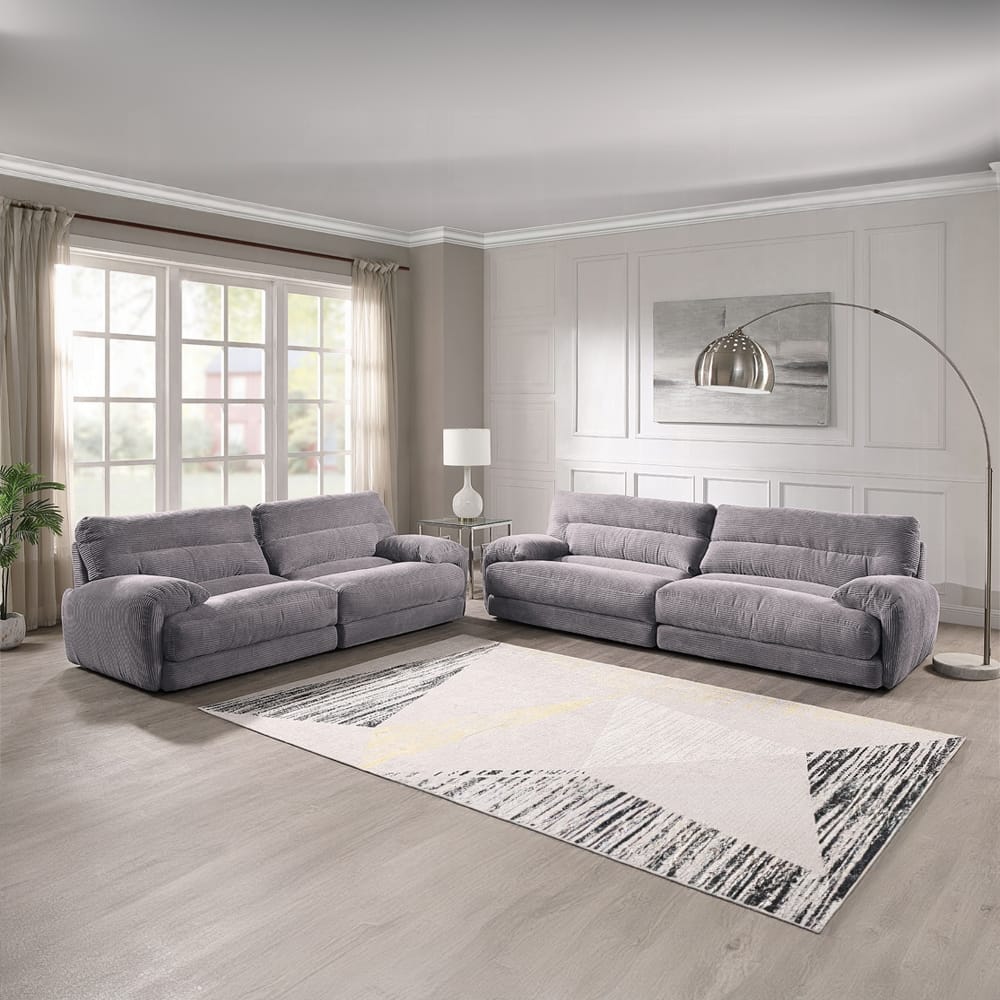 ACME Furniture - Cadenza Sofa - Gray Corduroy - LV03260 view 8