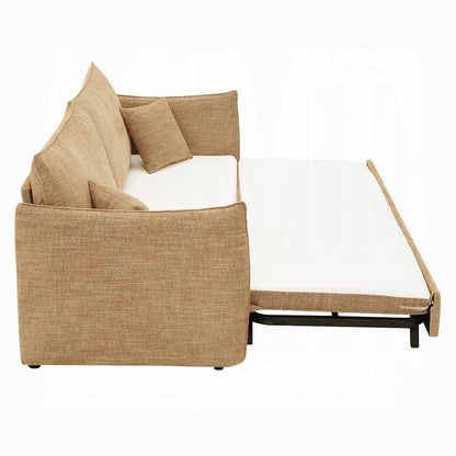 ACME Furniture - Cadie - Sofa w/Sleeper & 2 Pillows - Mocha Chenille - LV05940 view 5