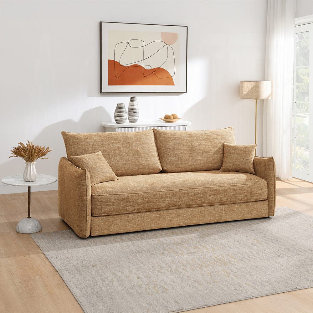 ACME Furniture - Cadie - Sofa w/Sleeper & 2 Pillows - Mocha Chenille - LV05940 view 7