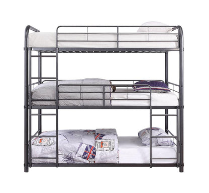 ACME Furniture - Cairo Triple Bunk Bed (T/T/T) - Gunmetal - 38090 veiw 2