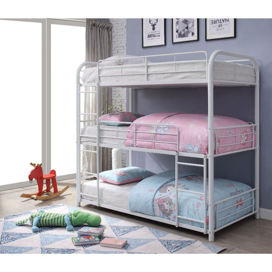 ACME Furniture - Cairo - Triple Bunk Bed (T/T/T) - White - 38110 view 1