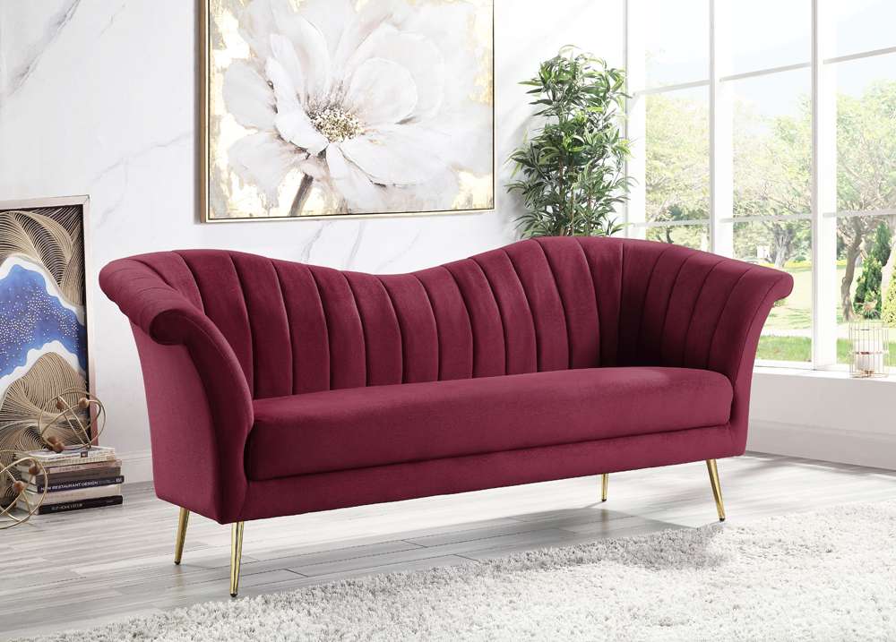 ACME Furniture - Callista Sofa - Red Velvet - LV00202 veiw 4