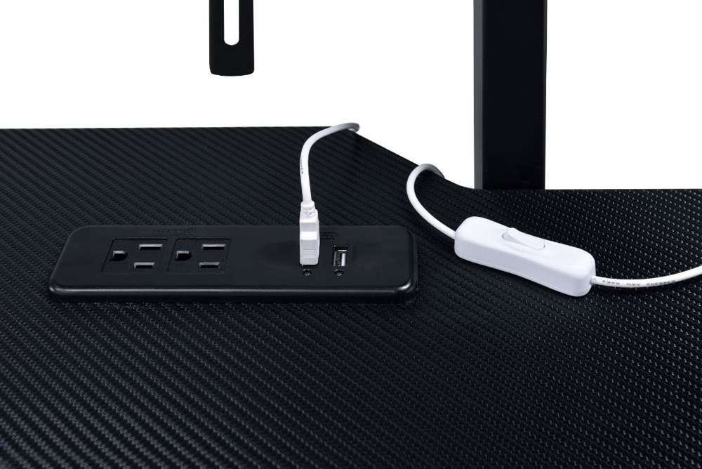 ACME Furniture - Canzi Gaming Table w/USB Port - 93130 veiw 4