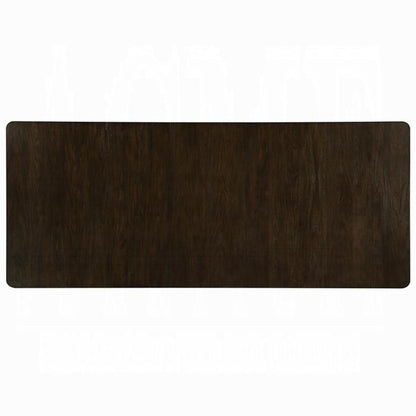 ACME Furniture - Carena Dining Table w/Leaf - White & Brown Finish - DN02955 view 3
