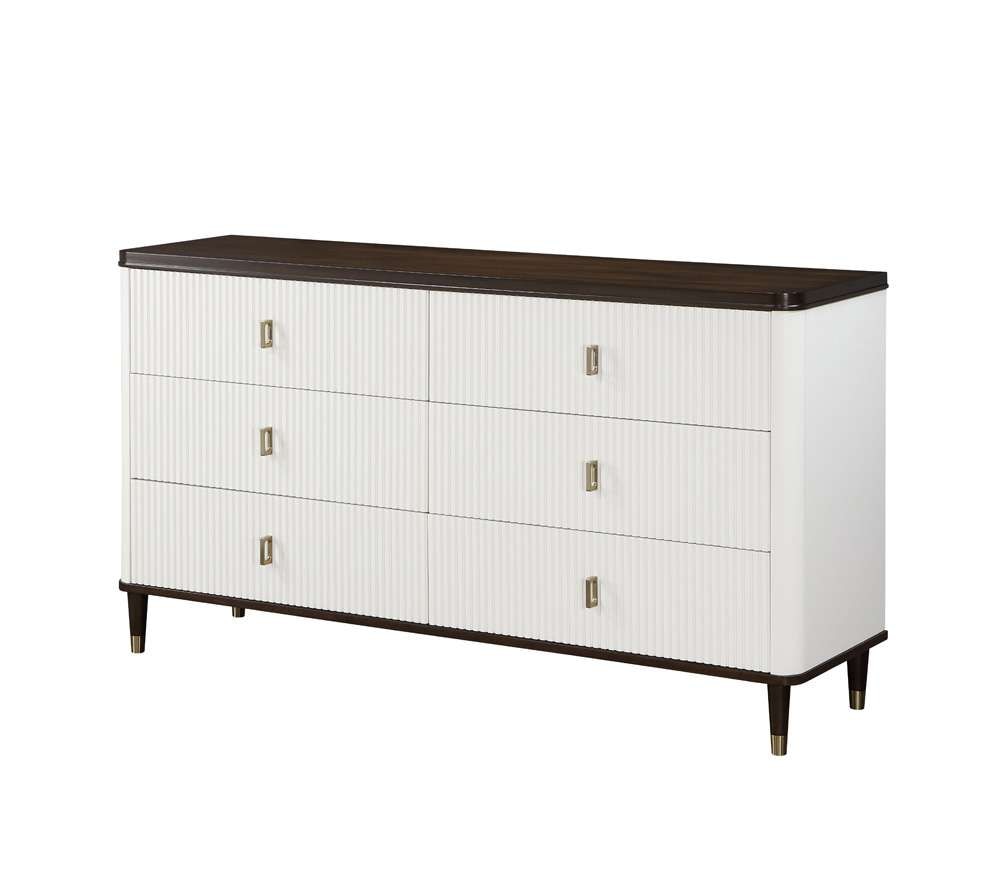 ACME Furniture - Carena Dresser w/Jewelry Tray - White & Brown - BD02030 veiw 1