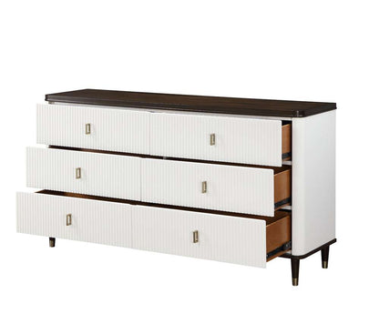 ACME Furniture - Carena Dresser w/Jewelry Tray - White & Brown - BD02030 veiw 3