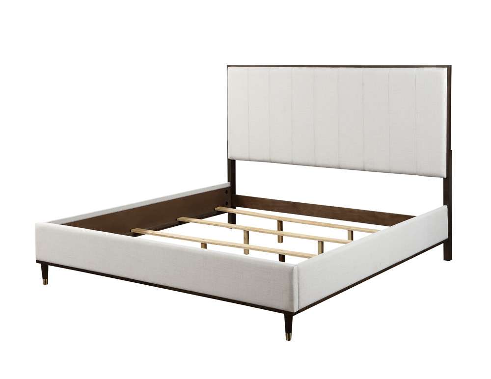 ACME Furniture - Carena Eastern King Bed - White & Brown - BD02026EK veiw 1