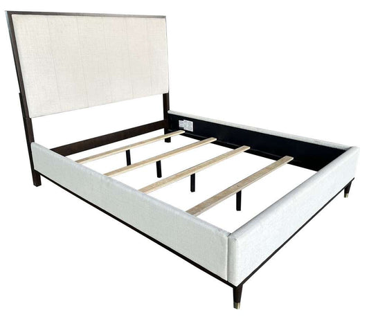 ACME Furniture - Carena Queen Bed -White & Brown - BD02027Q veiw 1