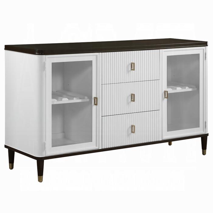 ACME Furniture - Carena Server - White & Brown Finish - DN02958 veiw 1