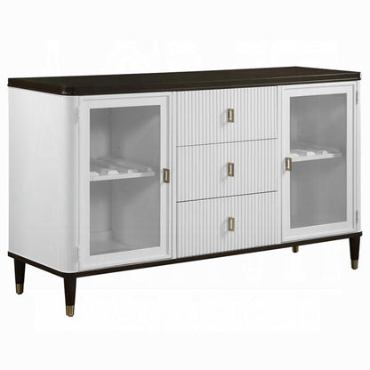 ACME Furniture - Carena Server - White & Brown Finish - DN02958 veiw 1