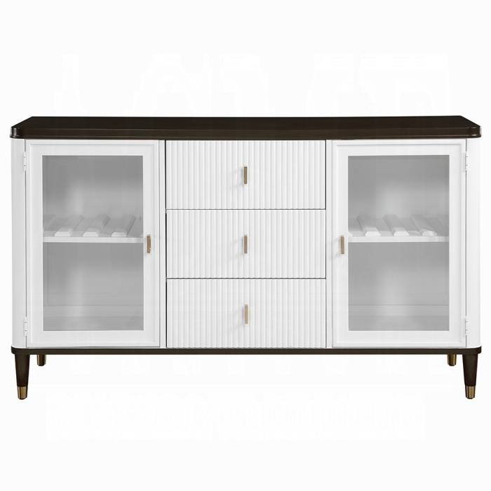 ACME Furniture - Carena Server - White & Brown Finish - DN02958 veiw 2