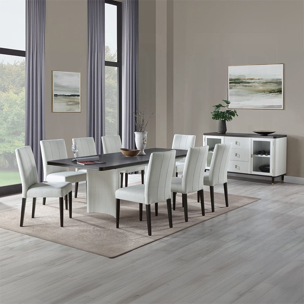 ACME Furniture - Carena Side Chair (Set of 2) - White & Brown Finish - DN02956 view 7