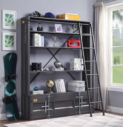 ACME Furniture - Cargo Bookshelf & Ladder - 39887 veiw 2