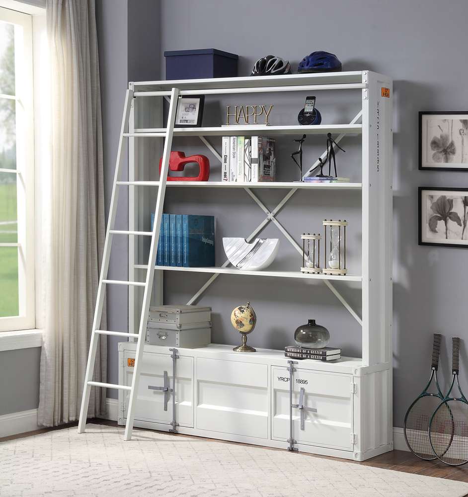 ACME Furniture - Cargo Bookshelf & Ladder - 39882 view 7