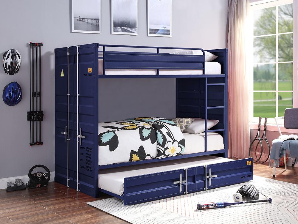 ACME Furniture - Cargo Bunk Bed (T/T) - Blue - 37900 veiw 5
