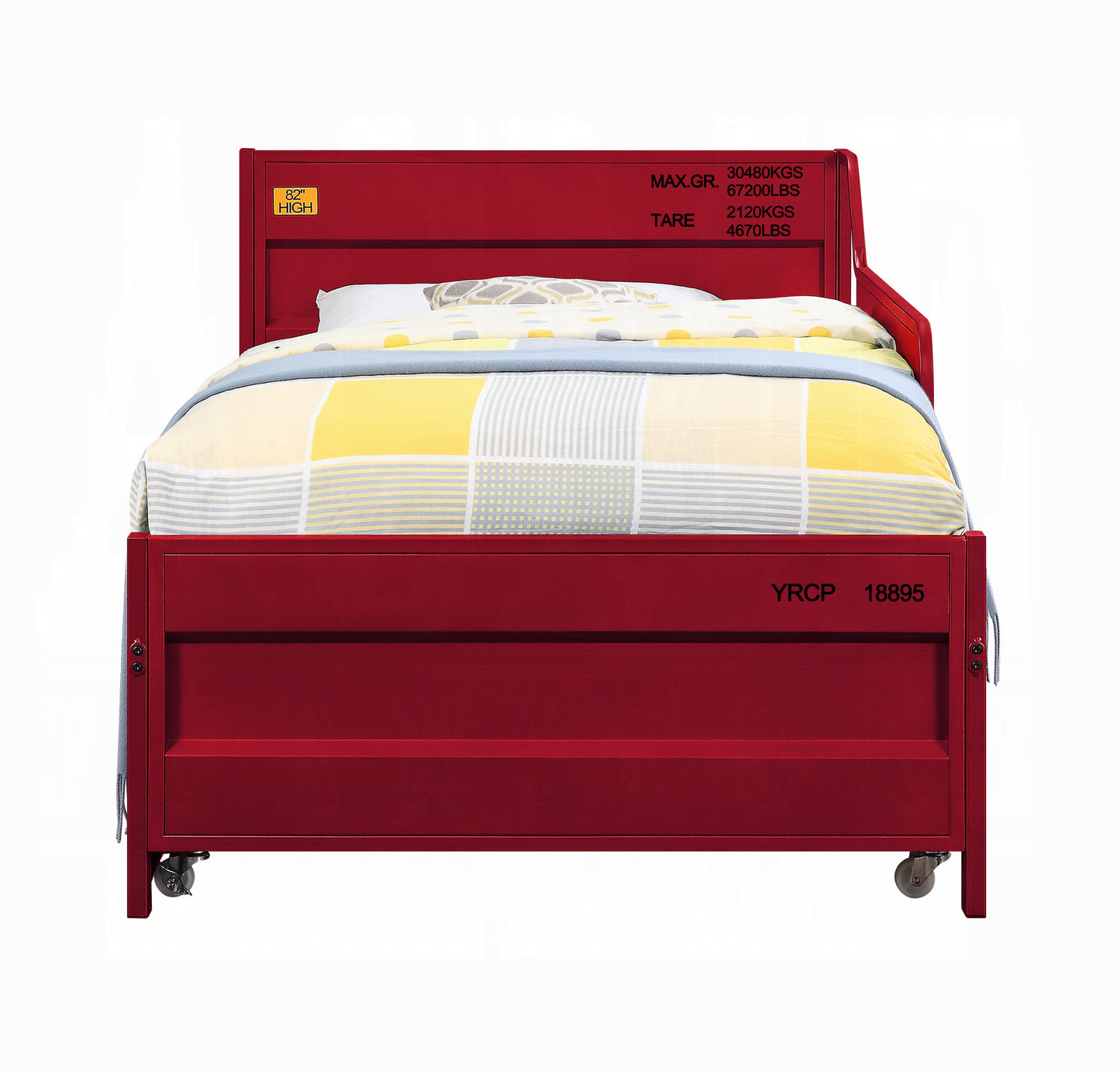 ACME Furniture - Cargo Daybed w/Trundle (Twin) - Red - 39895 view 3