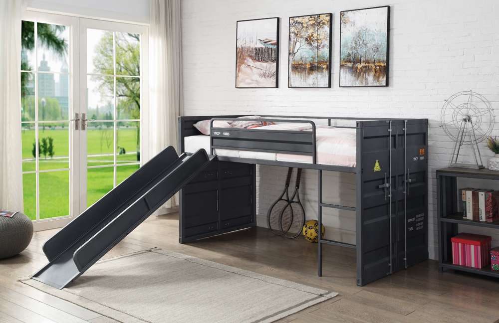 ACME Furniture - Cargo Twin Loft Bed w/Slide - 38305 view 5