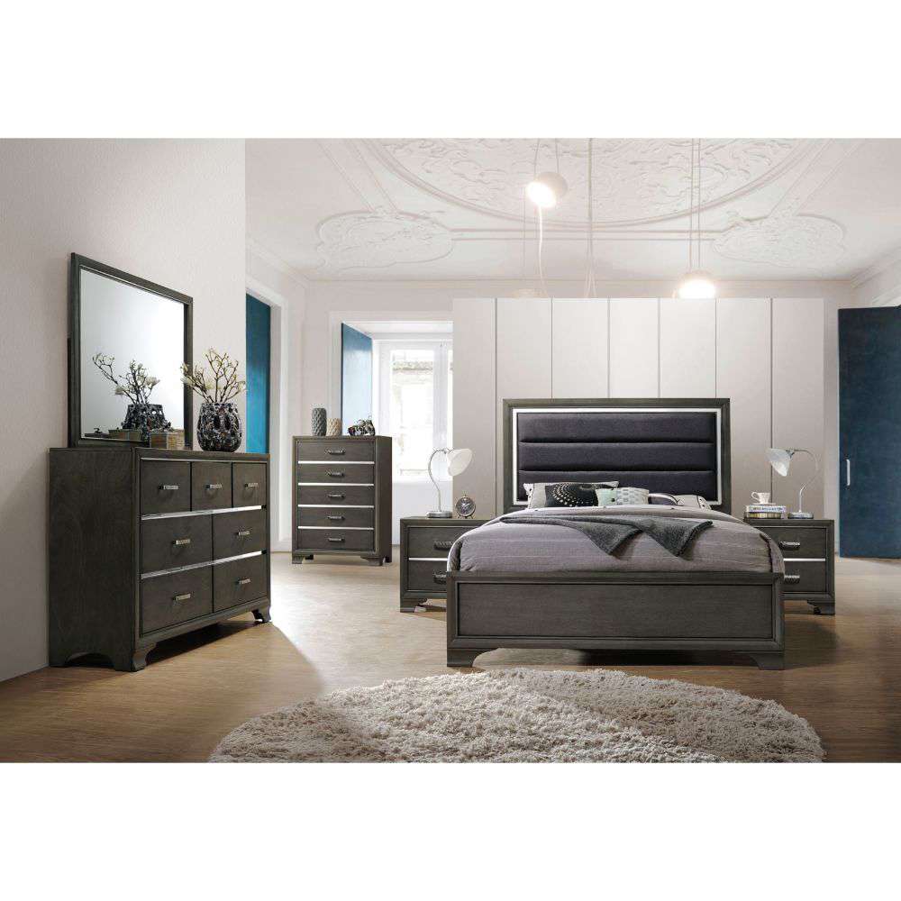 ACME Furniture - Carine II Eastern King Bed - 26257EK view 2