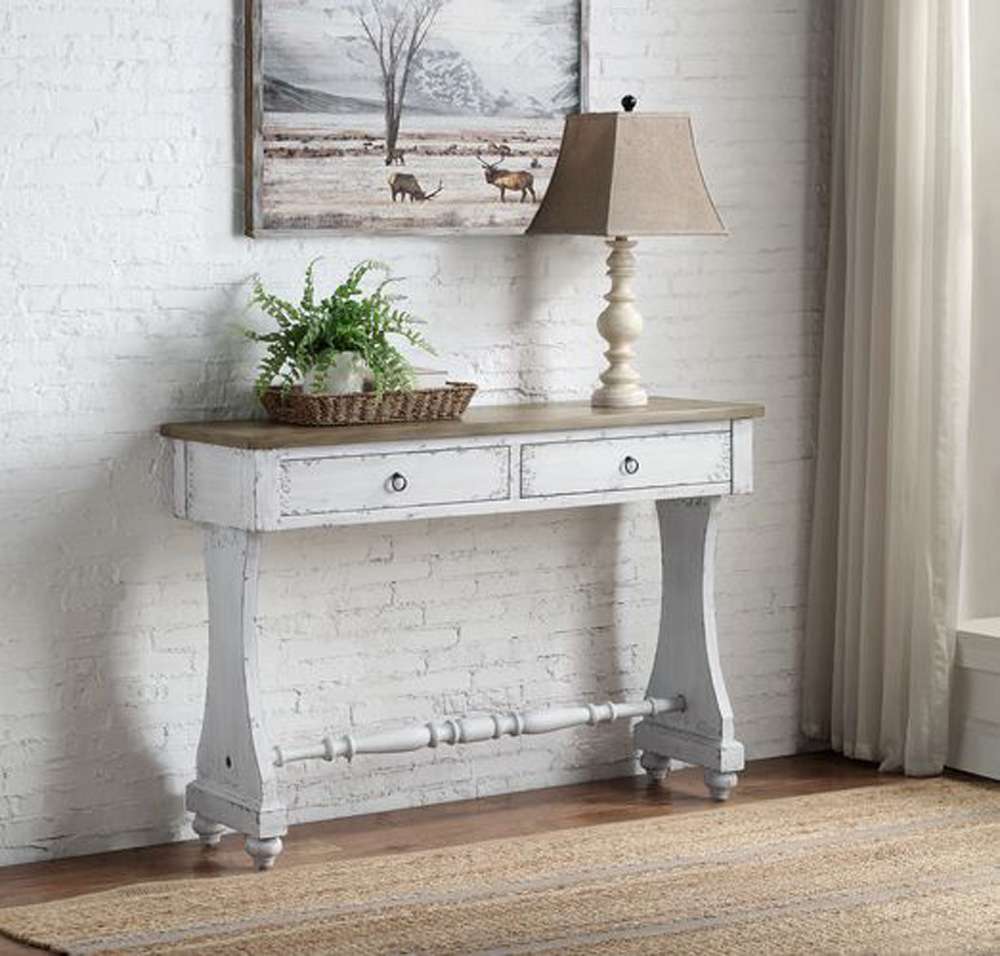 ACME Furniture - Carminda Console Table - Antique White - AC00281 veiw 1