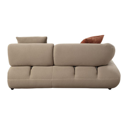 ACME Furniture - Carrick Sectional Sofa w/6 Pillows - Beige Sandwich Mesh Fabric - LV03920 veiw 3