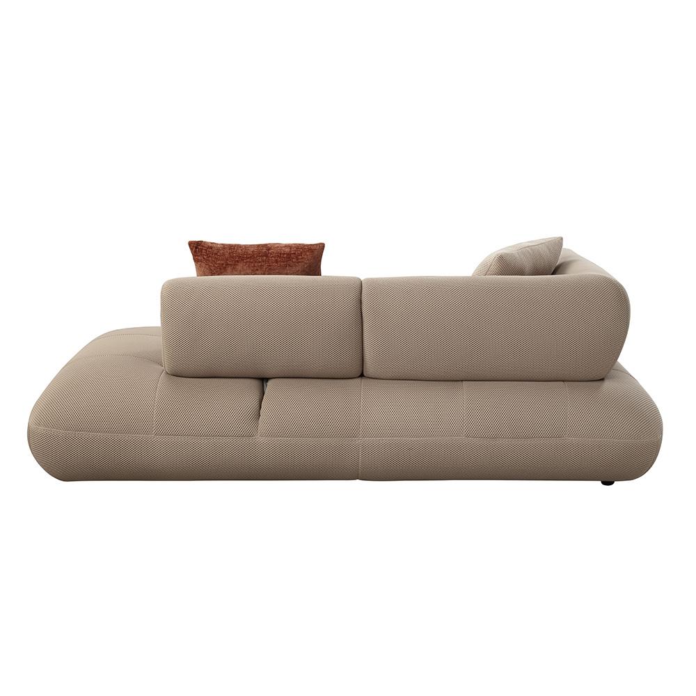 ACME Furniture - Carrick Sectional Sofa w/6 Pillows - Beige Sandwich Mesh Fabric - LV03920 veiw 4