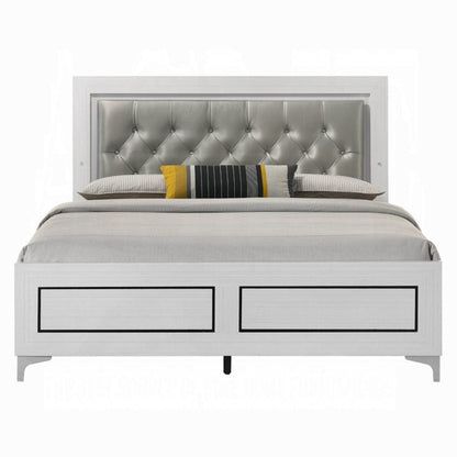 ACME Furniture - Casilda Eastern King Bed w/LED - Gray & White - BD00806EK view 2