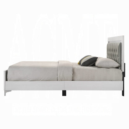 ACME Furniture - Casilda Eastern King Bed w/LED - Gray & White - BD00806EK view 4