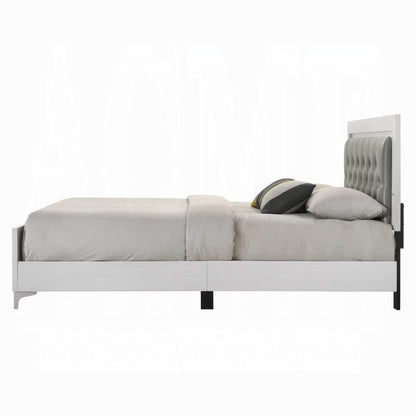 ACME Furniture - Casilda Queen Bed w/LED - Gray & White - BD00644Q view 3