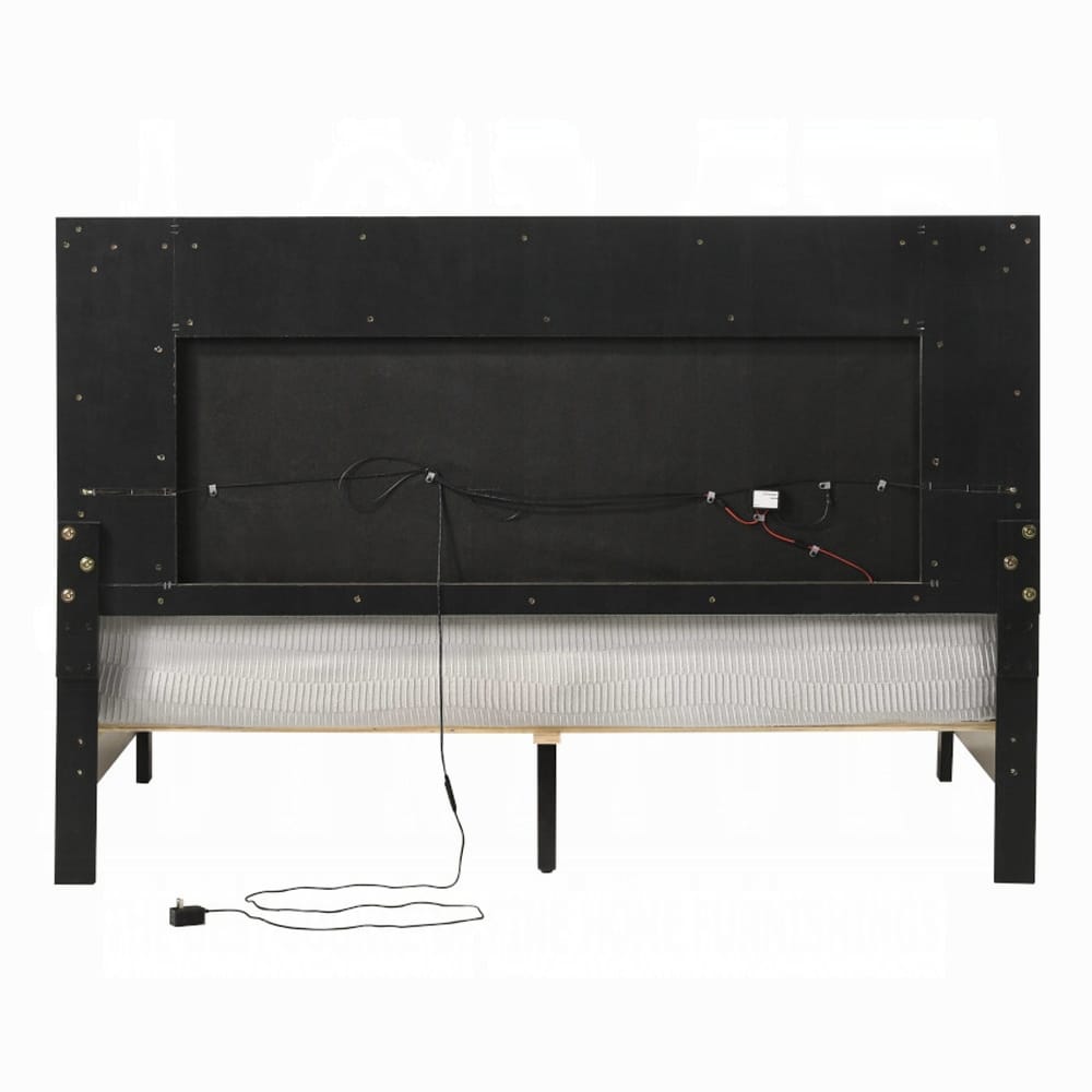 ACME Furniture - Casilda Queen Bed w/LED - Gray & White - BD00644Q view 4