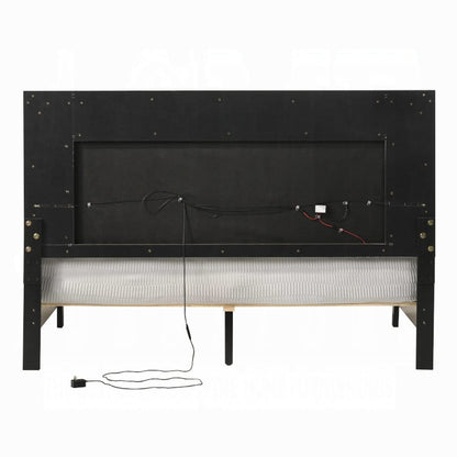 ACME Furniture - Casilda Queen Bed w/LED - Gray & White - BD00644Q view 4