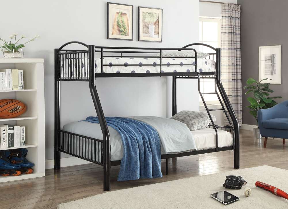ACME Furniture - Cayelynn Twin/Full Bunk Bed - 37380BK view 4