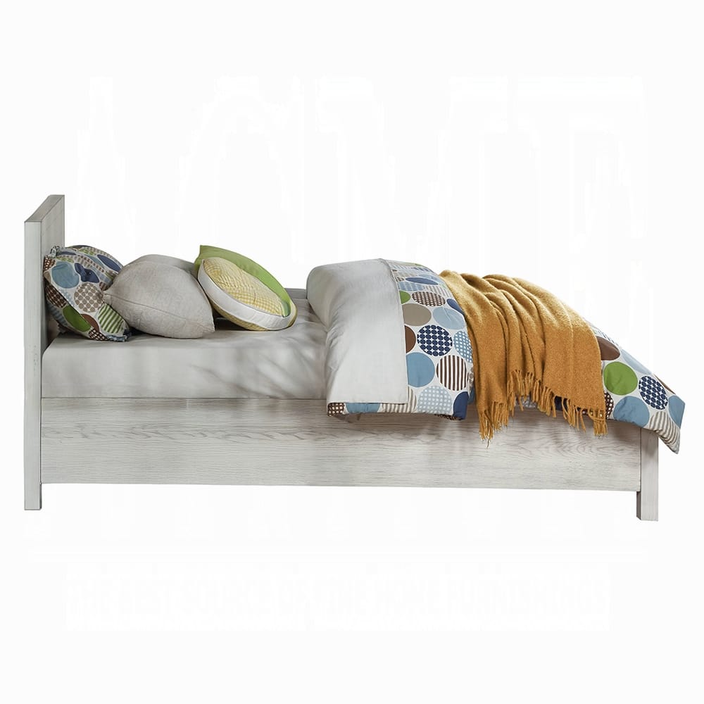 ACME Furniture - Celerina Queen Bed - Weathered White Finish - BD00615Q view 4