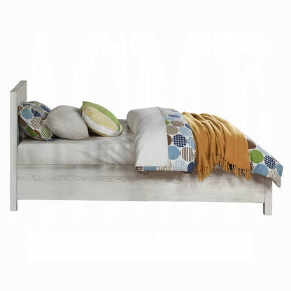 ACME Furniture - Celerina Queen Bed - Weathered White Finish - BD00615Q view 4