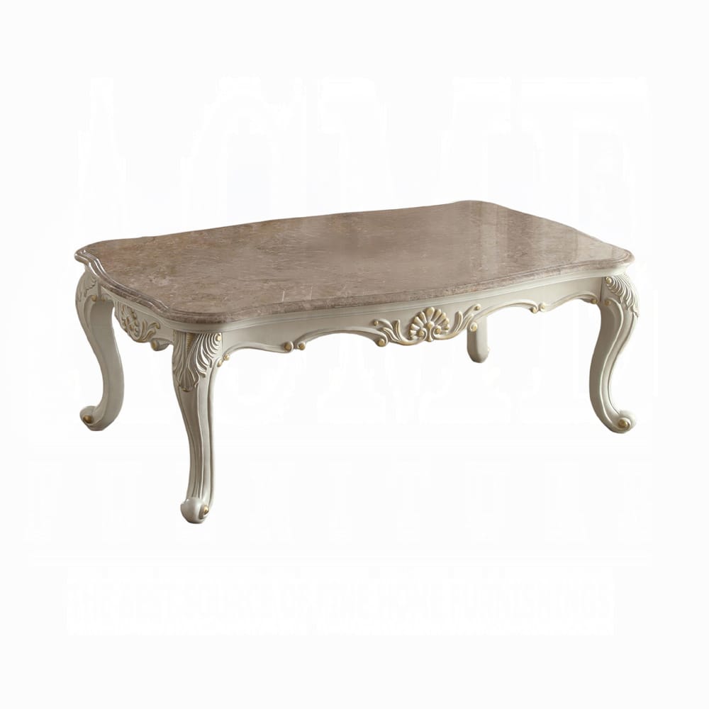 ACME Furniture - Chantelle Coffee Table w/Marble Top - 83540 view 1