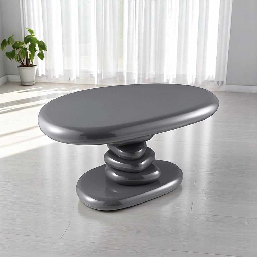 ACME Furniture - Charlene - End Table - Gray High Gloss  - LV03917 view 3