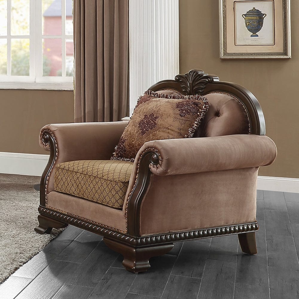 ACME Furniture - Chateau De Ville Chair w/Pillow - 58267 view 5