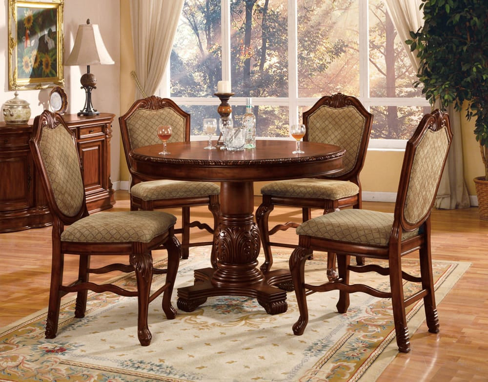 ACME Furniture - Chateau De Ville - Counter Height Table - Cherry - 04082A view 3