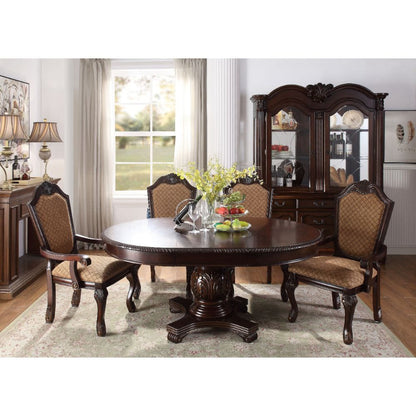 ACME Furniture - Chateau De Ville - Side Chair (Set of 2) - Fabric & Espresso - 64077 view 7