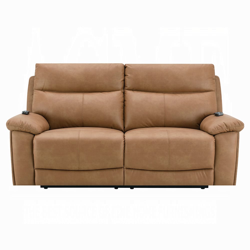 ACME Furniture - Chavis - Power Motion Loveseat w/USB & Power Headrest - Brown Leather Aire - LV05871 view 2
