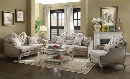 ACME Furniture - Chelmsford Chair (w/1 Pillow) - 56052 veiw 2