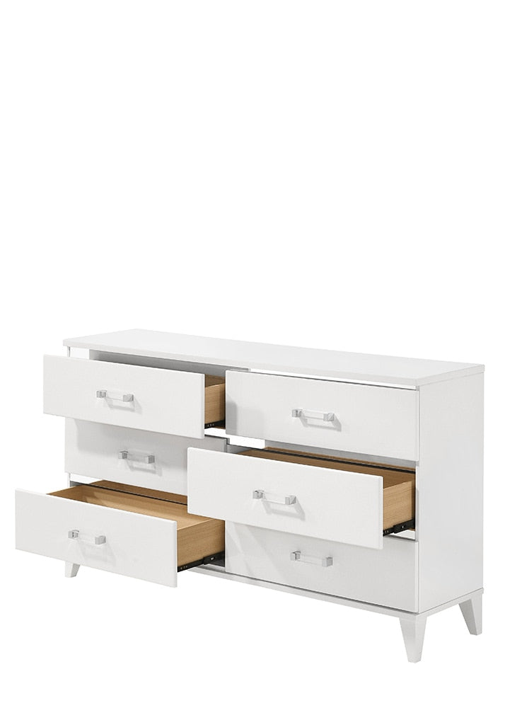 ACME Furniture - Chelsie Dresser - White Finish - 27395 veiw 4