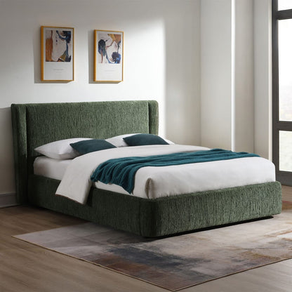 ACME Furniture - Cheryl - Full Bed - Dark Green Chenille - BD05450F view 6