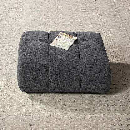 ACME Furniture - Chloris Ottoman - Gray Chenille - LV02841 view 5
