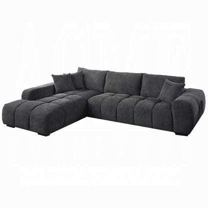 ACME Furniture - Chosen Sectional Sofa w/3 Pillows - Gray Chenille - LV02720 veiw 1