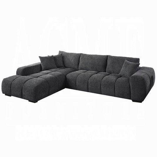 ACME Furniture - Chosen Sectional Sofa w/3 Pillows - Gray Chenille - LV02720 veiw 1