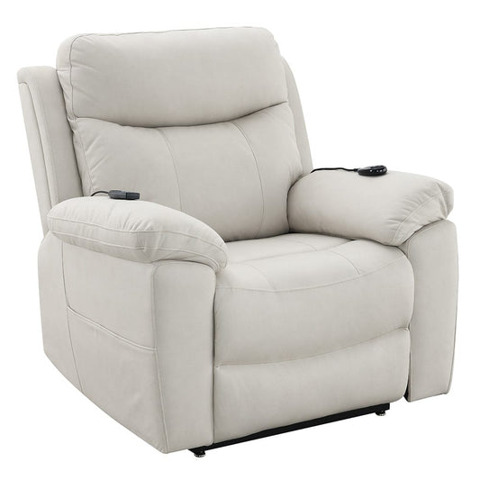 ACME Furniture - Chriki - Power Recliner w/Lift & Heating & Massage - Beige Polished Microfiber - LV04271A view 1