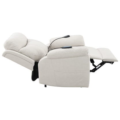 ACME Furniture - Chriki - Power Recliner w/Lift & Heating & Massage - Beige Polished Microfiber - LV04271A view 6