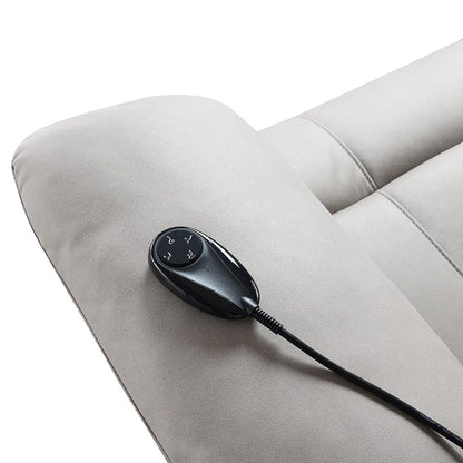 ACME Furniture - Chriki - Power Recliner w/Lift & Heating & Massage - Light Gray Polished Microfiber - LV04272A view 10