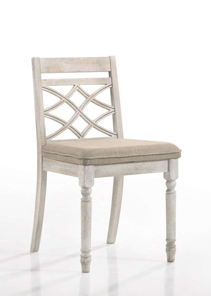 ACME Furniture - Cillin Side Chair (Set of 2) - Antique White - DN01806 veiw 1
